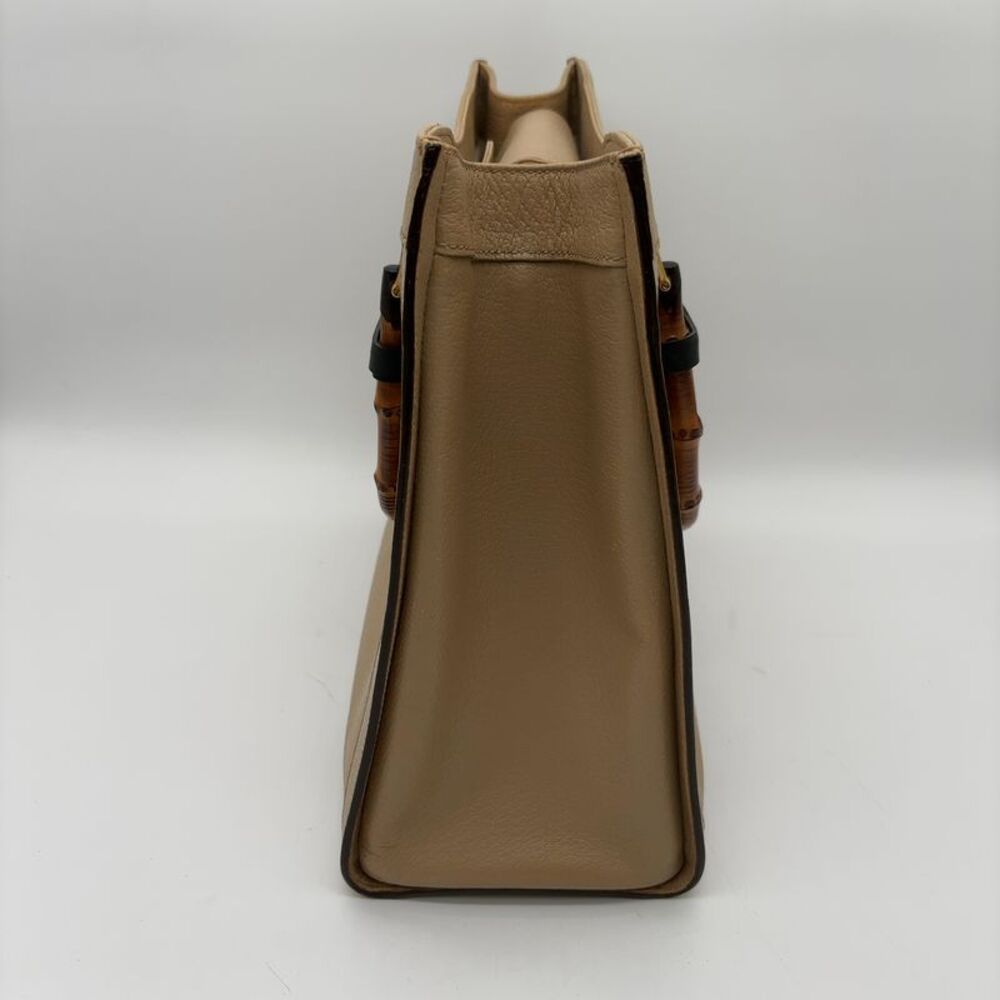 Gucci Diana Beige Leather Tote - Picture 2 of 6